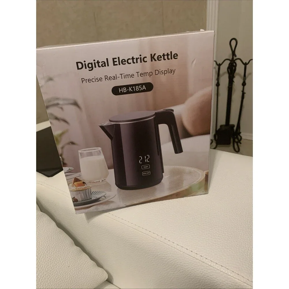 Electric Kettle 1.0L | 7 Temp Control, Cool Touch, Keep Warm, Auto Shut-Off